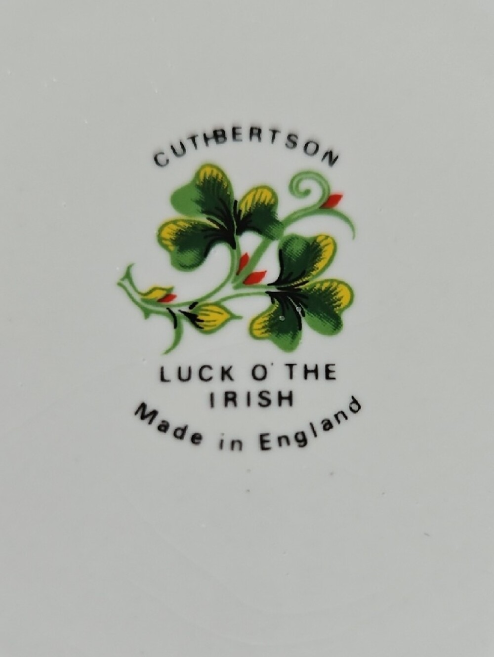 Vintage Luck O' The Irish Bread Plate - Picture 2 of 7